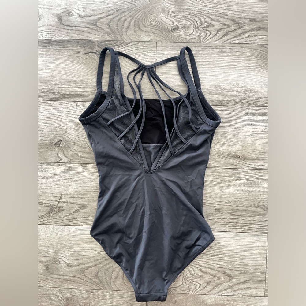 Size: M  Grey/Blue Mirella Leotard
